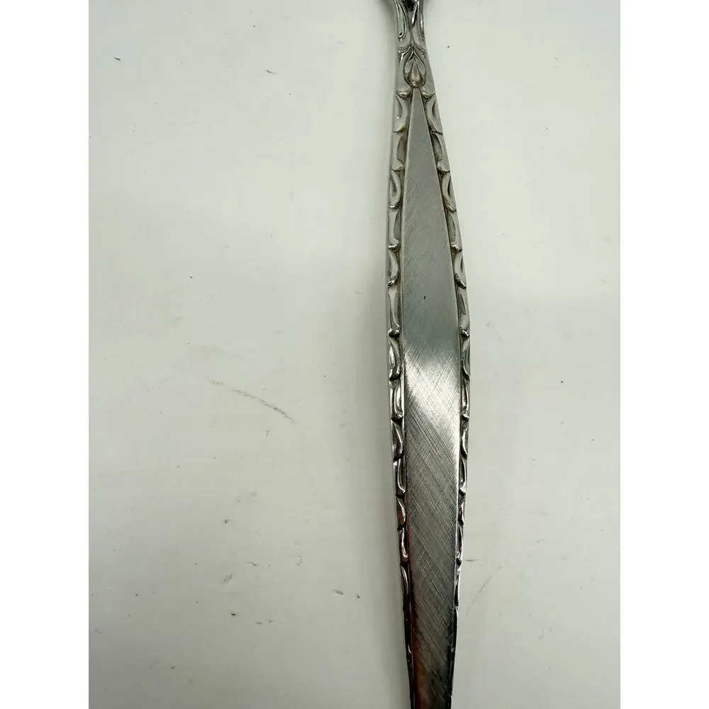 Community Oneida Stainless Serving Spoon Floral Replacement Flatware Silverware